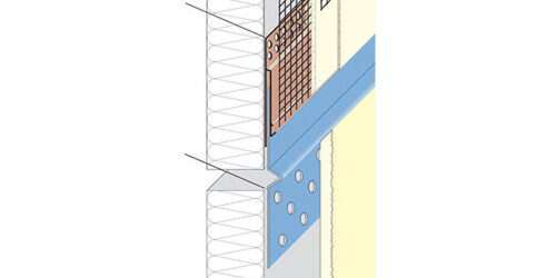 RENDER ONLY COMPRESSION JOINT/TOP SECTION CONTRACTION JOINT 6 mm -2.5 m