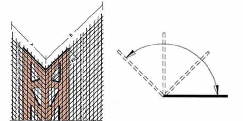 PVC CORNER MESH BEAD/ROLL