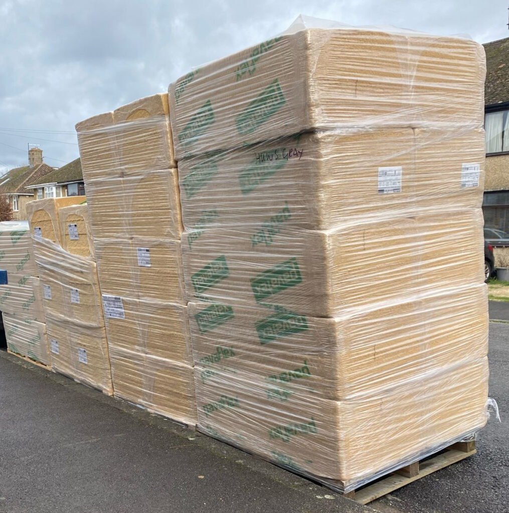 Pavatex site delivery