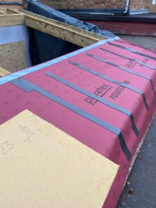 Pavatex ADB membrane on roof