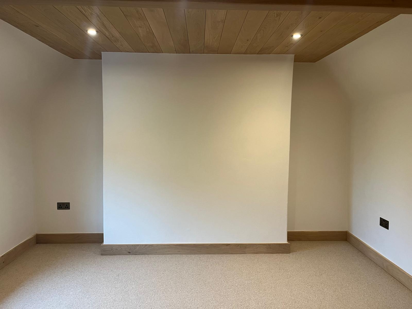 lime plastered wall
